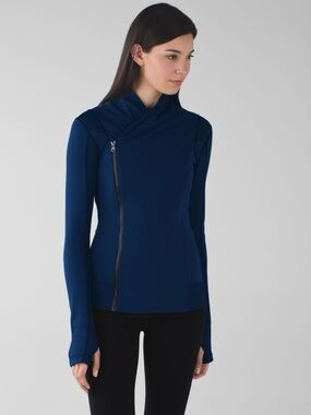 Lululemon Bhakti Yoga Jacket Navy 8